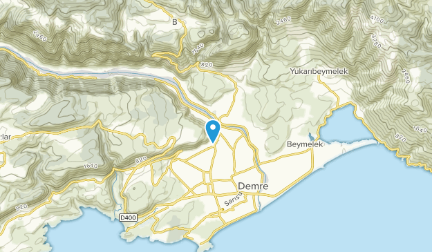 Demre, Antalya Map