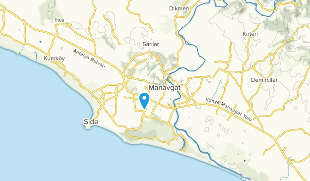 Manavgat, Antalya Map