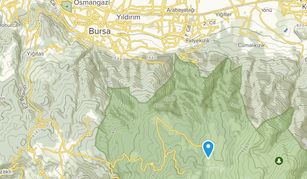 Bursa, Bursa Map