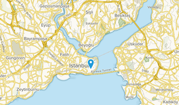Beyoglu, Istanbul Map