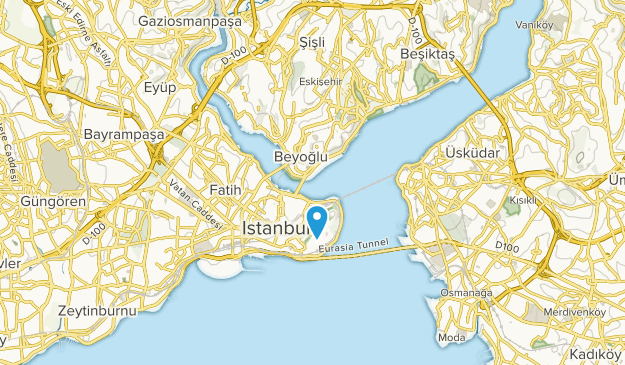 Beyoglu, Estambul Map