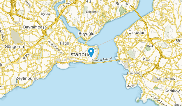 Karaköy, Istanbul Map