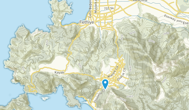 Fethiye, Mugla Map
