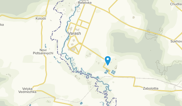 Varash, Рівненська Map