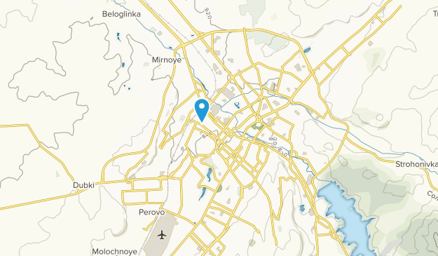 Simferopol, Crimean Peninsula Map