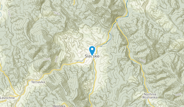 Славське, Óblast de Leópolis Map