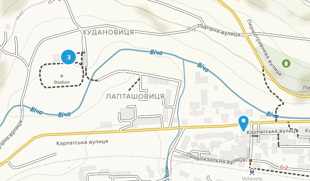 Воловець, Zakarpattia Map