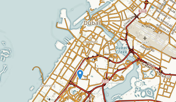 Bur Dubai, Dubai Map