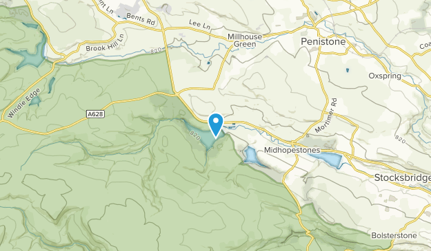 Langsett Civil Parish, Barnsley Map