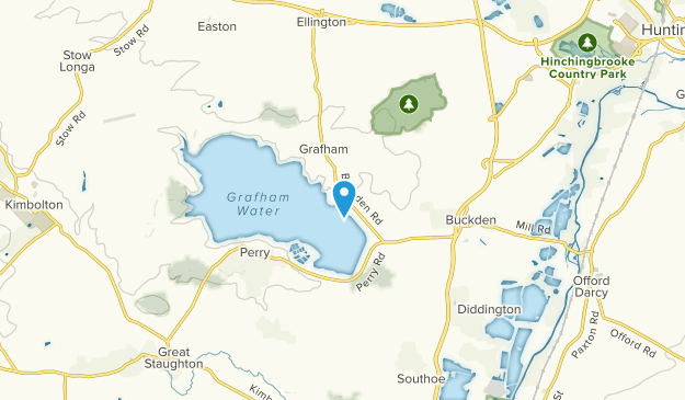 Grafham Civil Parish, Cambridgeshire Map