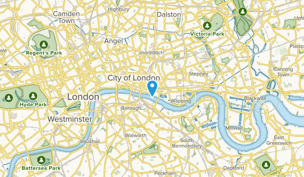 London, City and County of the City of London Map