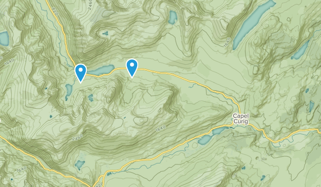 Capel Curig Community, Conwy Map