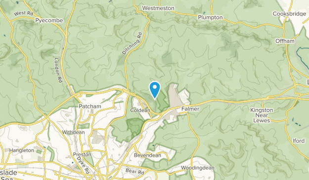 Stanmer, East Sussex Map