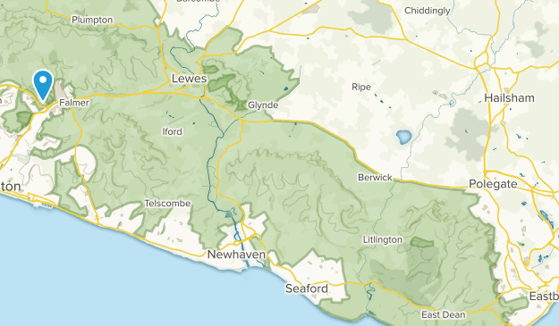 Stanmer, East Sussex Map