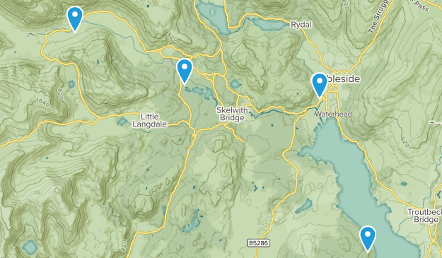 Ambleside, England Map