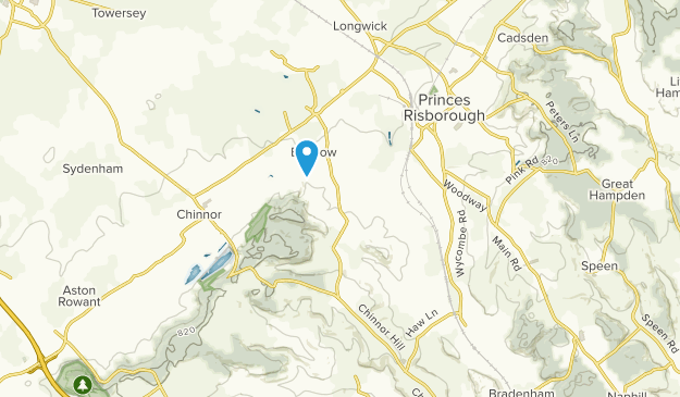 Bledlow-Cum-Saunderton Civil Parish, England Map