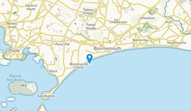 Bournemouth, England Map