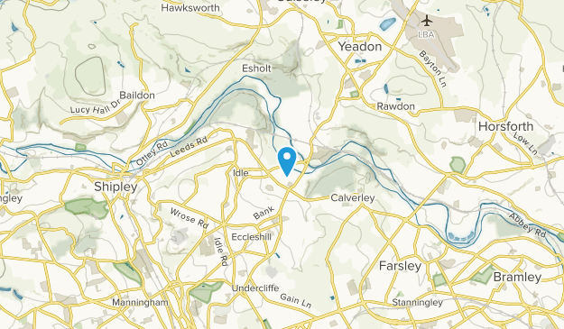 Bradford, England Map