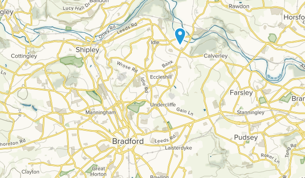 Bradford, England Map