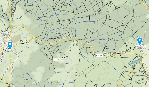Brockenhurst, England Map