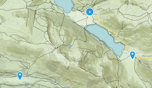 Buttermere, England Map