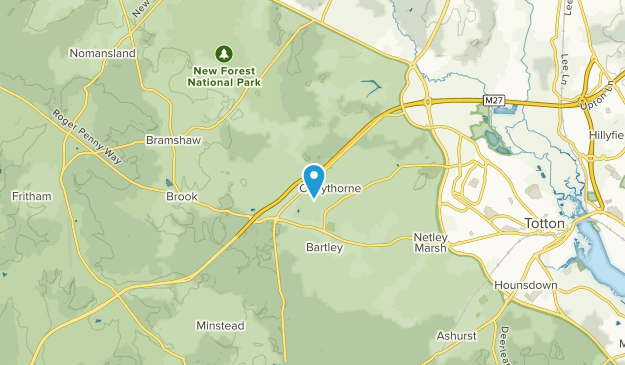 Cadnam, England Map