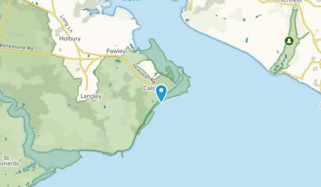 Calshot, England Map