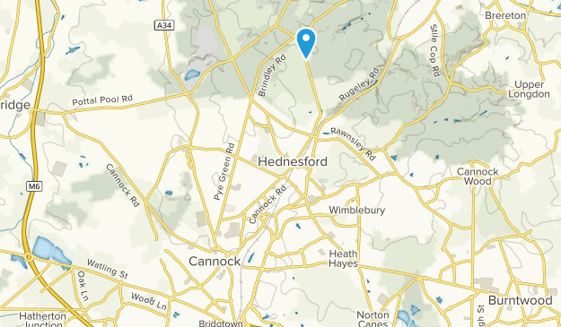 Cannock, England Map