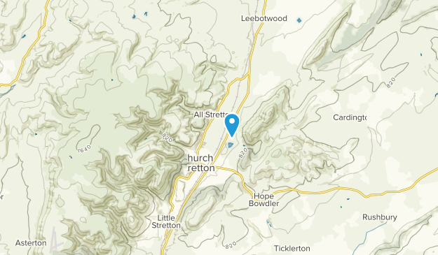 Church Stretton, England Map