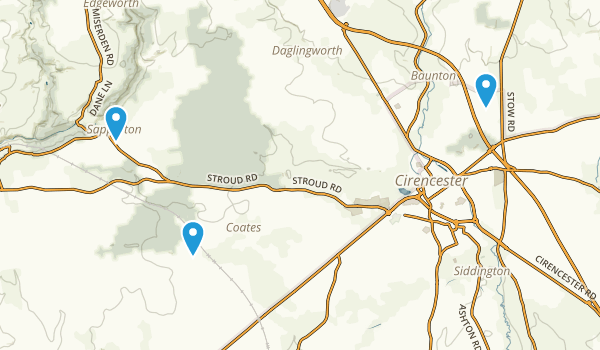 Cirencester, England Map