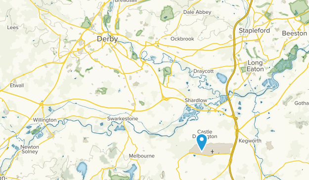Derby, England Map