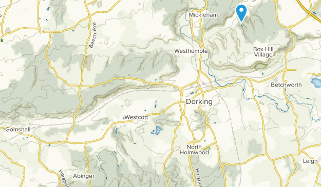 Dorking, England Map