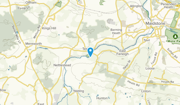 East Barming, England Map
