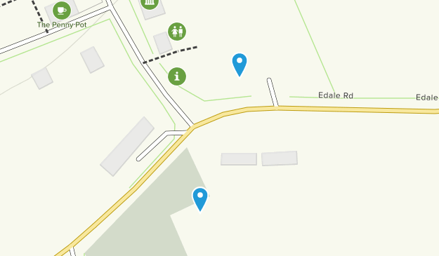 Edale Civil Parish, England Map