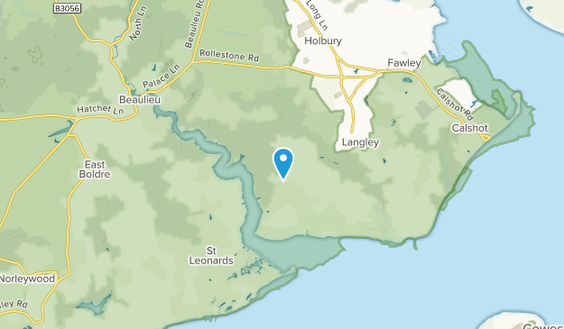 Exbury, England Map