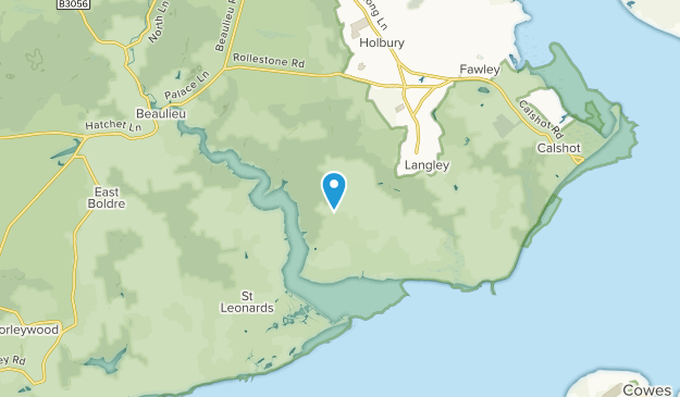 Exbury, England Map