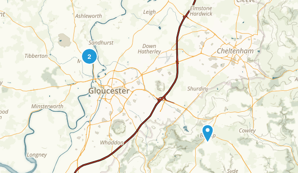 Gloucester, England Map
