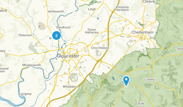 Gloucester, England Map