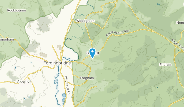 Godshill, England Map