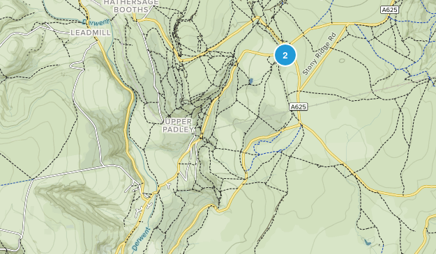 Grindleford, England Map