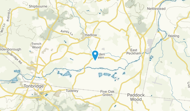 Hadlow, England Map