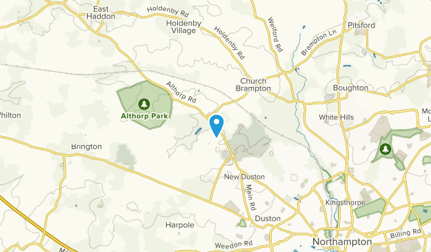 Harlestone, England Map