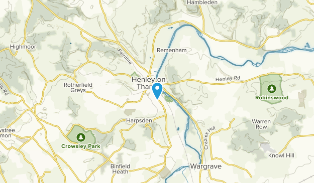 Henley-on-Thames, England Map