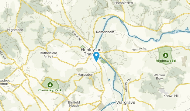 Henley-on-Thames, England Map