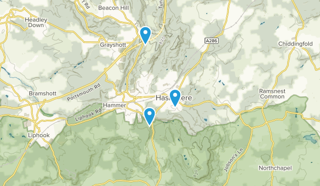 Hindhead, England Map