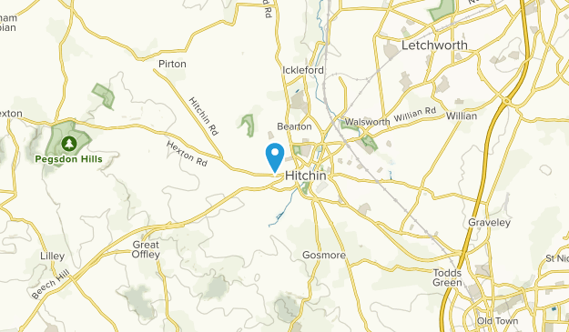 Hitchin, England Map