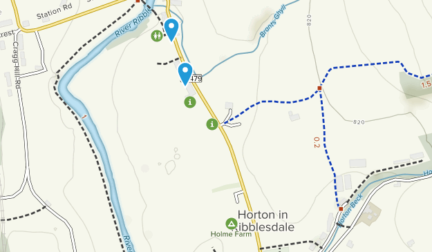 Horton In Ribblesdale Civil Parish, England Map