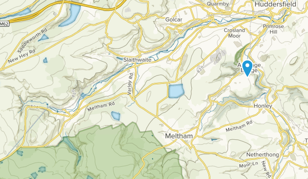 Huddersfield, England Map