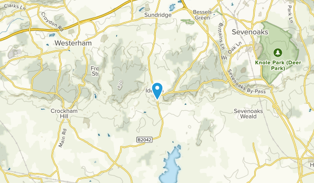 Ide Hill, England Map