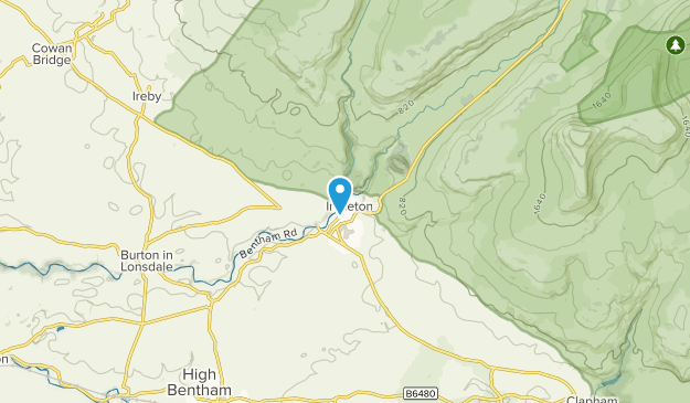 Ingleton, England Map